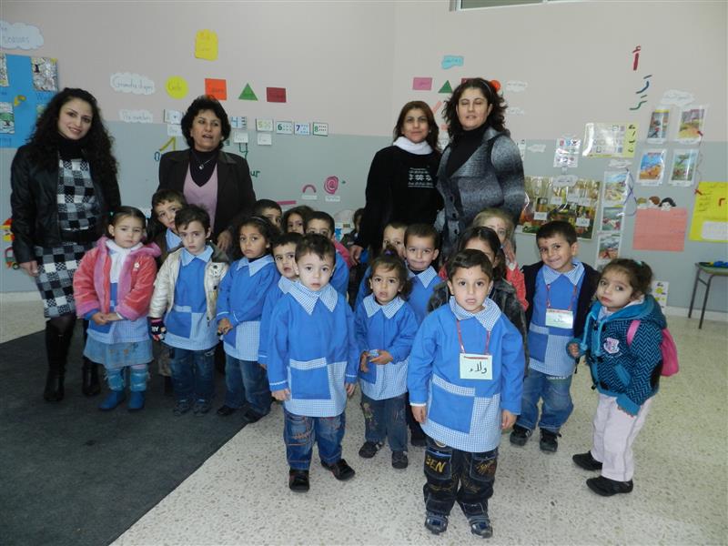 صف الروضة في \