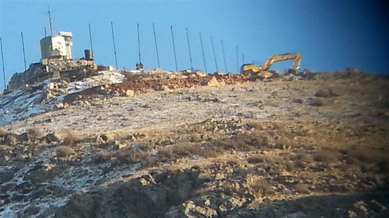 المنطقة حيث الخرق السرائيلي (طارق ابو حمدان)