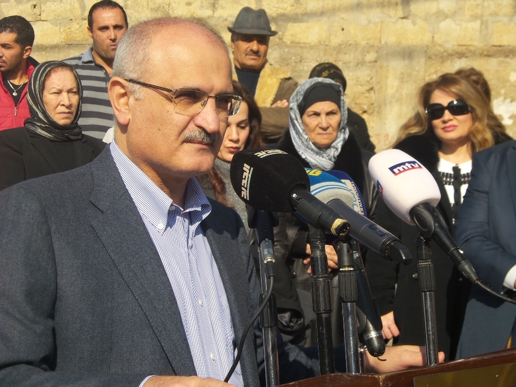 الوزير علي حسن خليل في حفل تدشين شارع في عديسة باسم الفنان عبد الحميد البعلبكي 