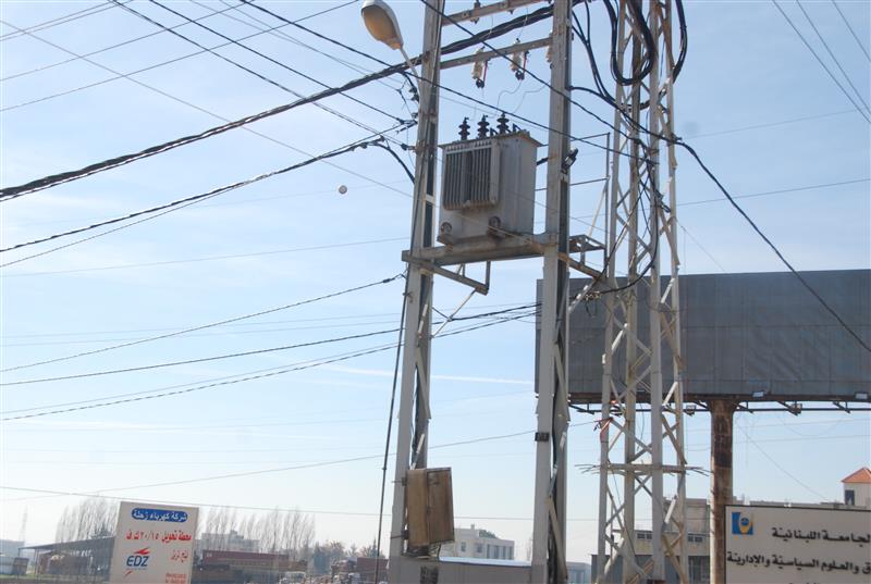 المحول التابع لكهرباء زحلة الذي تعرّض للاعتداء (سامر الحسيني)