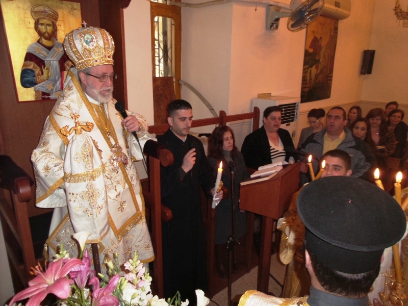 المتروبوليت الياس الكفوري يحتفل بقداس بالفصح المجيد واثنين البعوث في جديدة مرجعيون