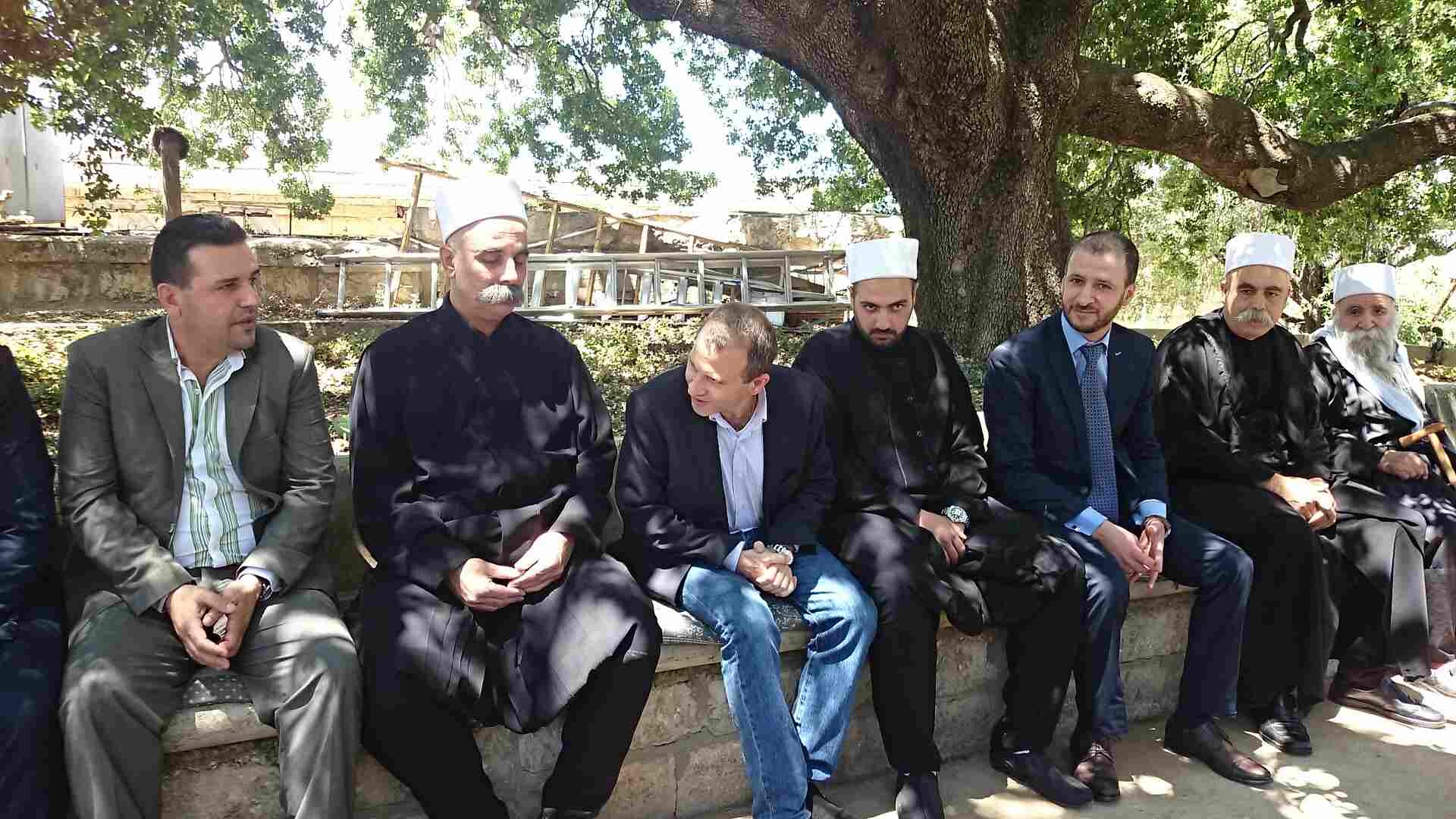 استقبال المشايخ لوزير الخارجية جبران باسيل في خلوات البياضة