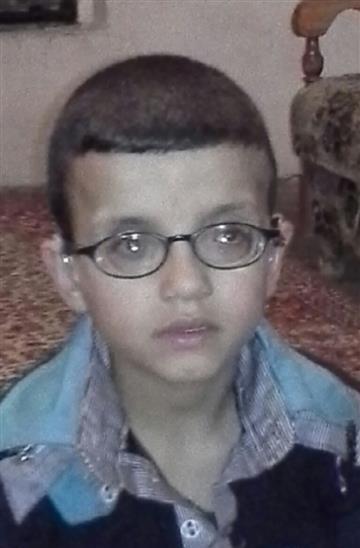 الطفل أيهم الذي فقد بصره (طارق أبو حمدان)