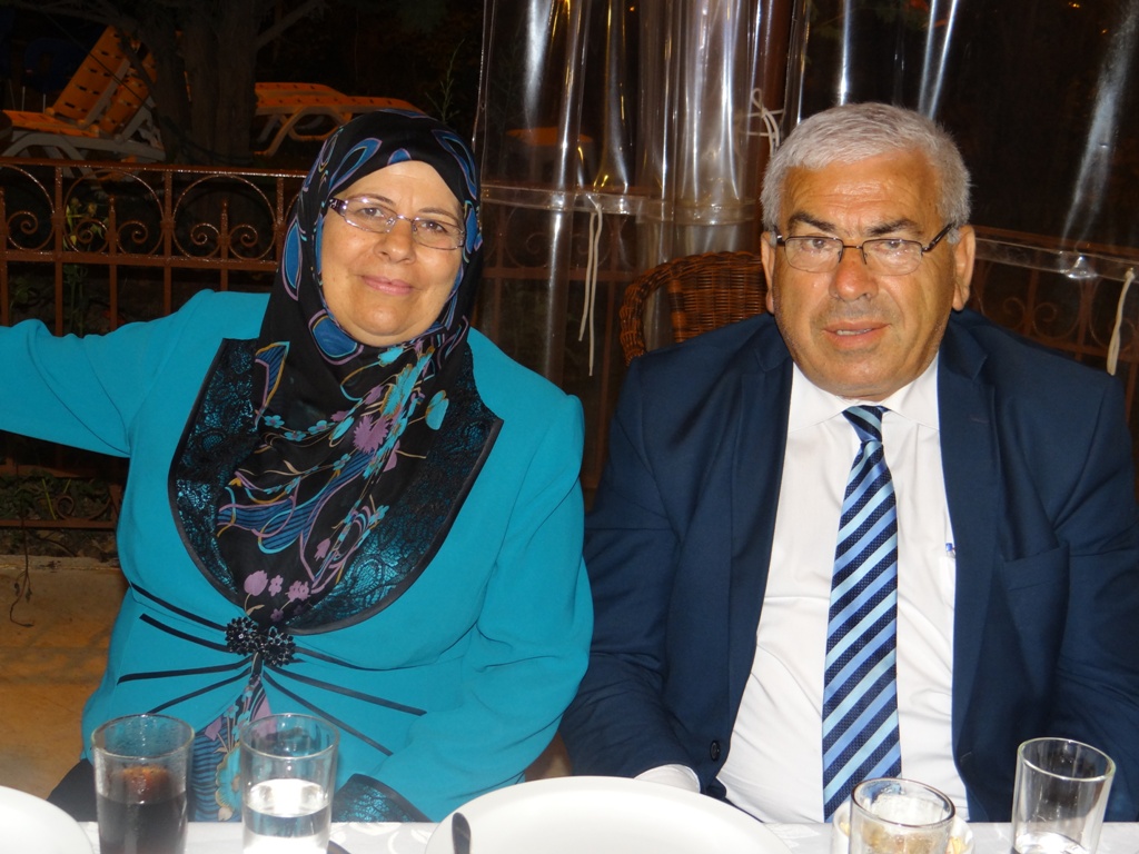 عضو المجلس البلدي، كامل غريب، وحرمه السيدة ليلى عبدالله