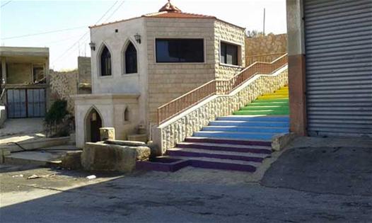 عين قنيا بعد تنظيفها