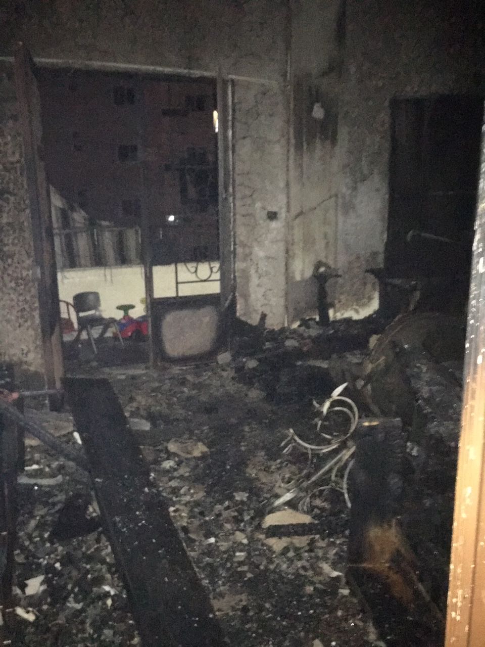  احتراق منزل في النبطية ناجم عن اشتعال مدفأة على المازوت ونجاة أفراد العائلة 