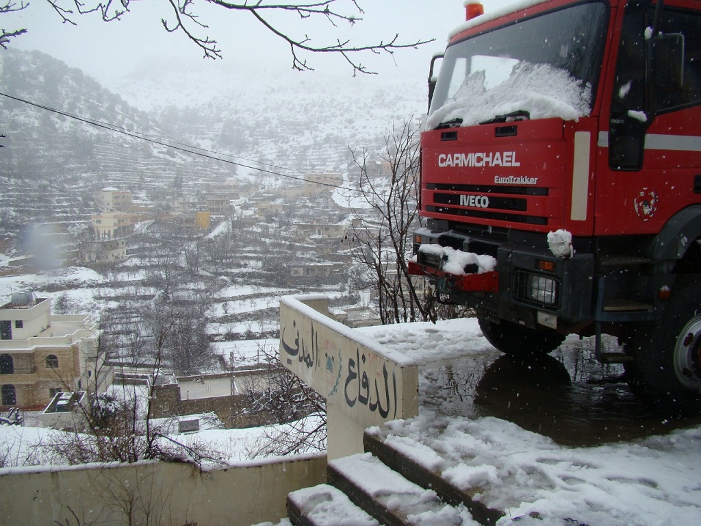 استعداد الدفاع المدني للحالات الطارئة