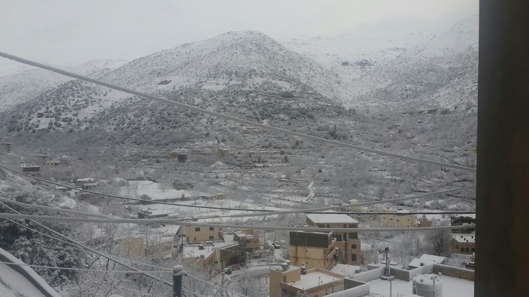 شبعا كستها الثلوج