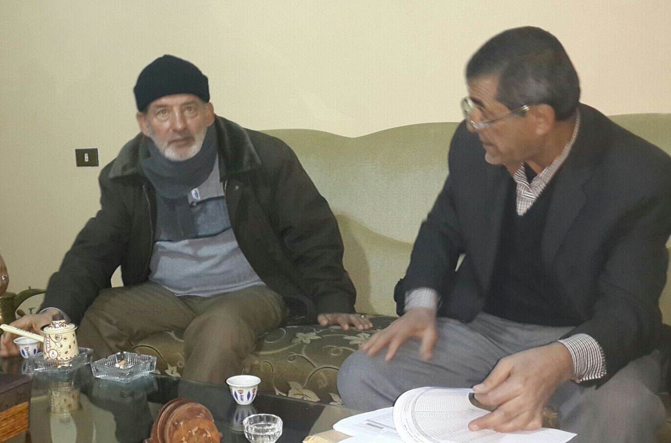 المختار محمد أبو عباس والمختار عزات خريس