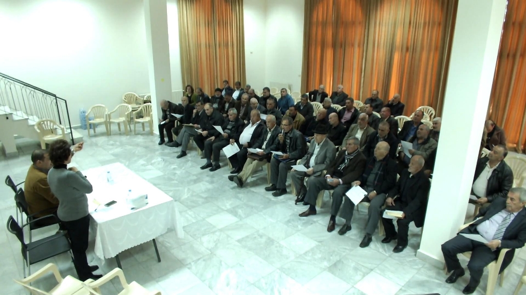 لقاء مخاتير قضاء مرجعيون مع القائمقام ومسؤولة دائرة النفوس حول الاستعدادات للانتخابات البلدية