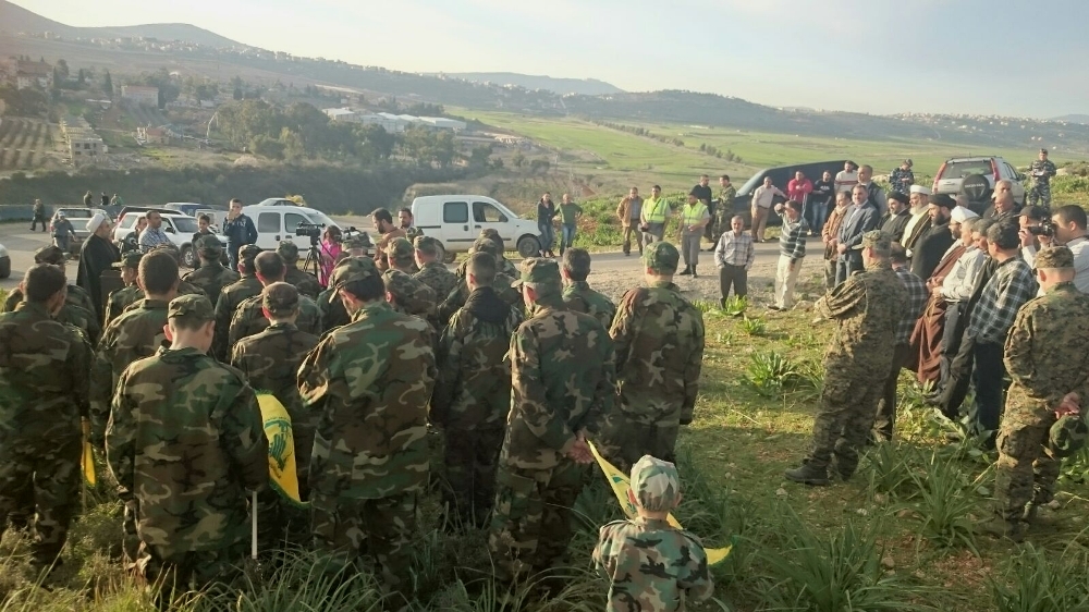 الحضور في مكان الاحتفال