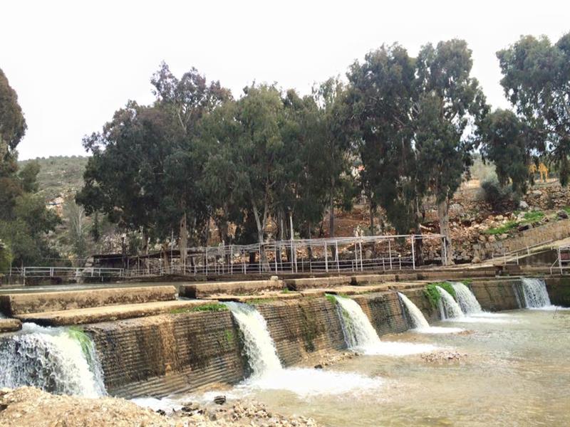 شلالات الحاصباني بعد ارتفاع المنسوب (طارق ابو حمدان)