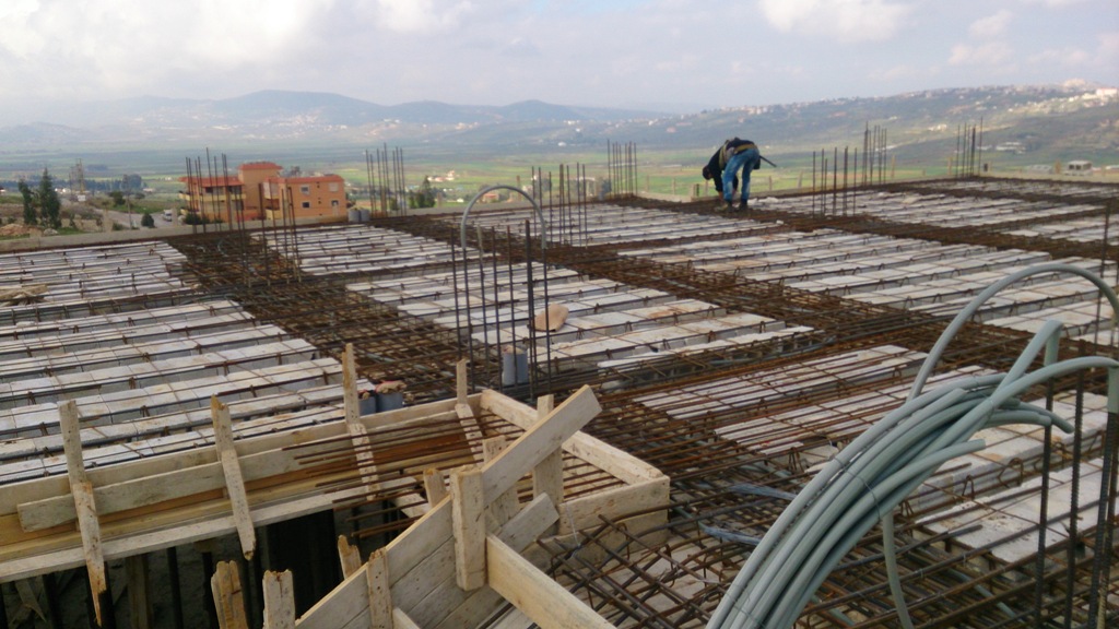 6- تنفيذ أعمال الأسقف