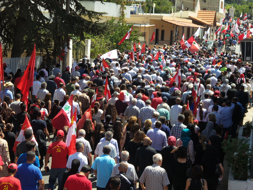 جمهور غفير في وادع البقاعي
