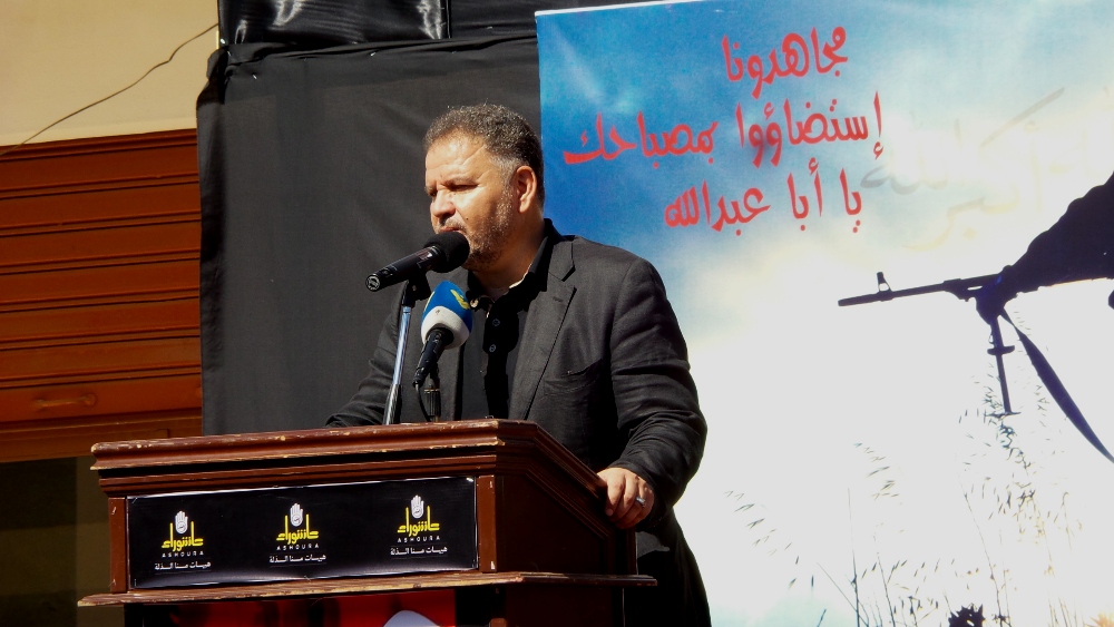 النائب فياض متحدثا