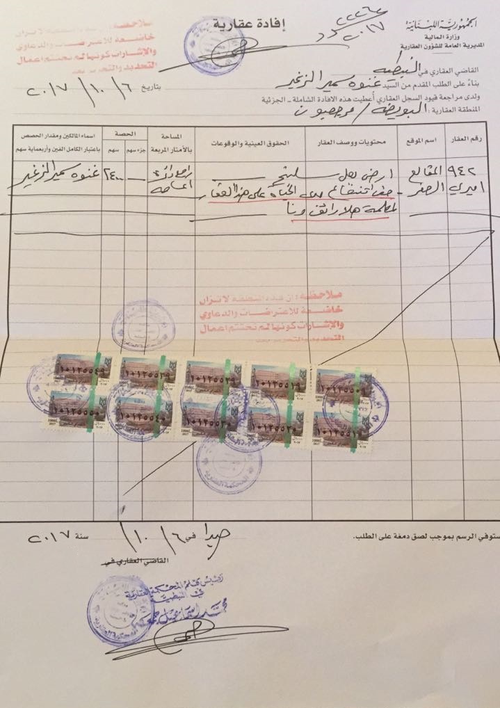  أصحاب الحق بالعقار (مالكة العقار وصاحبة الإنتفاع) مستعدتان للإفراز والبيع