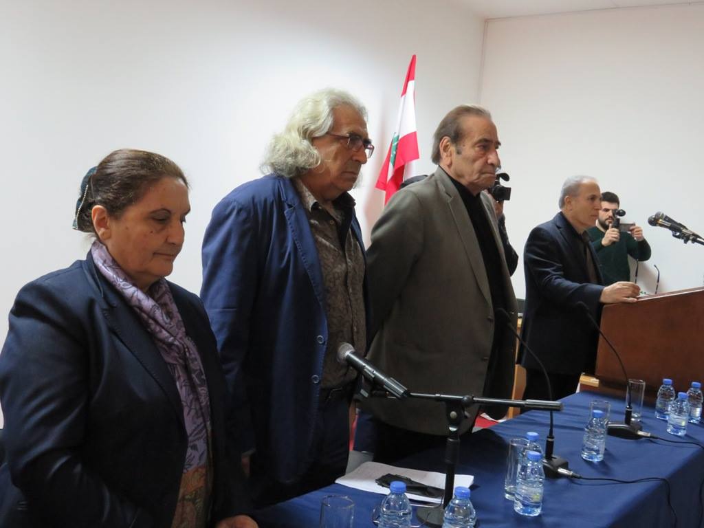 الشاعر عصام العبدالله في تكريم الشاعر محمد العبدالله