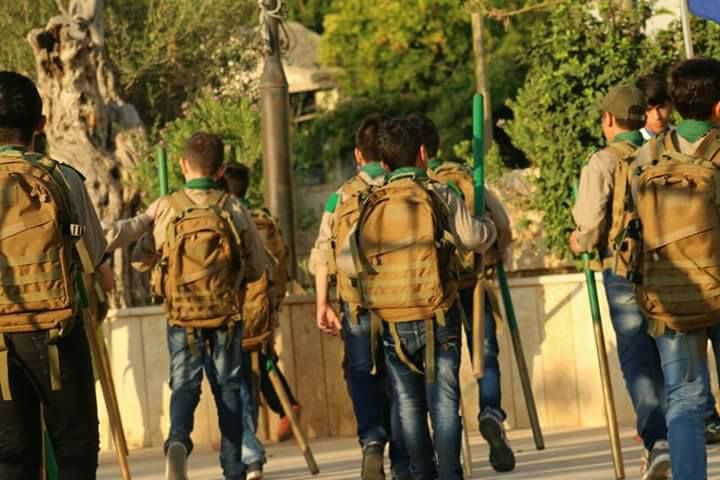 مسير كشفي ضمن أنشطة النوادي الصيفية لكشافة الإمام المهدي (عج)