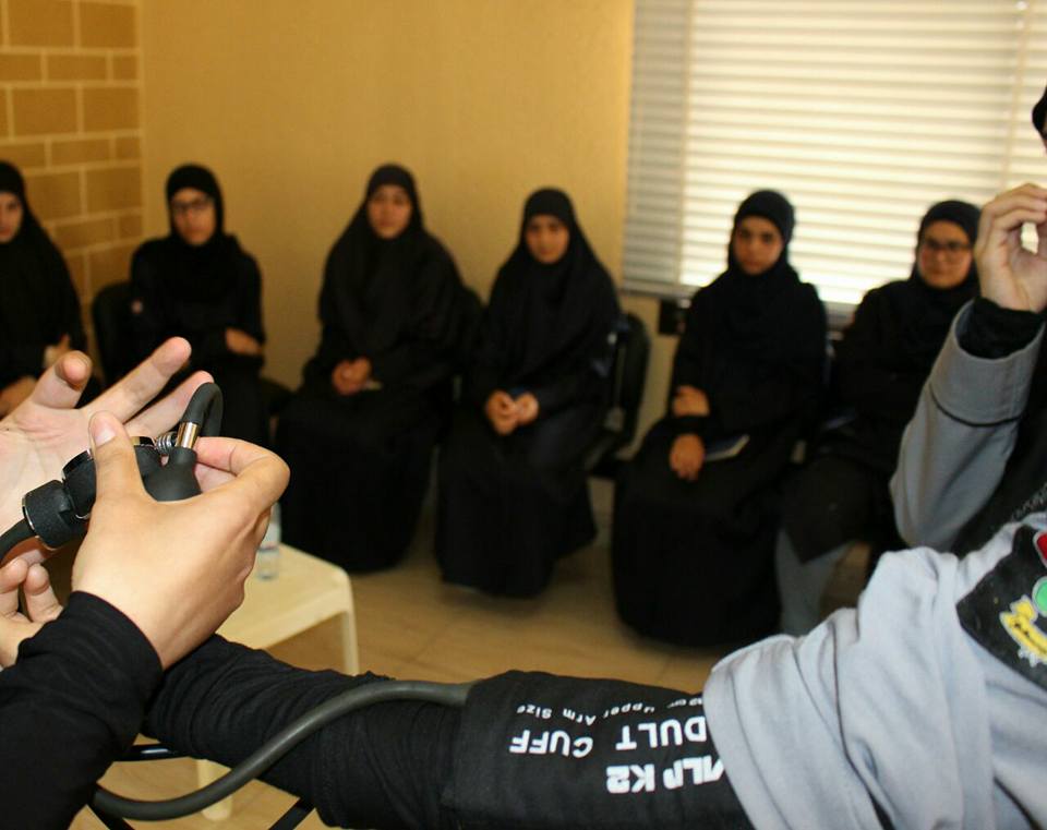 ورشة إسعافات أولية لدليلات  كشافة الإمام المهدي (عج) 