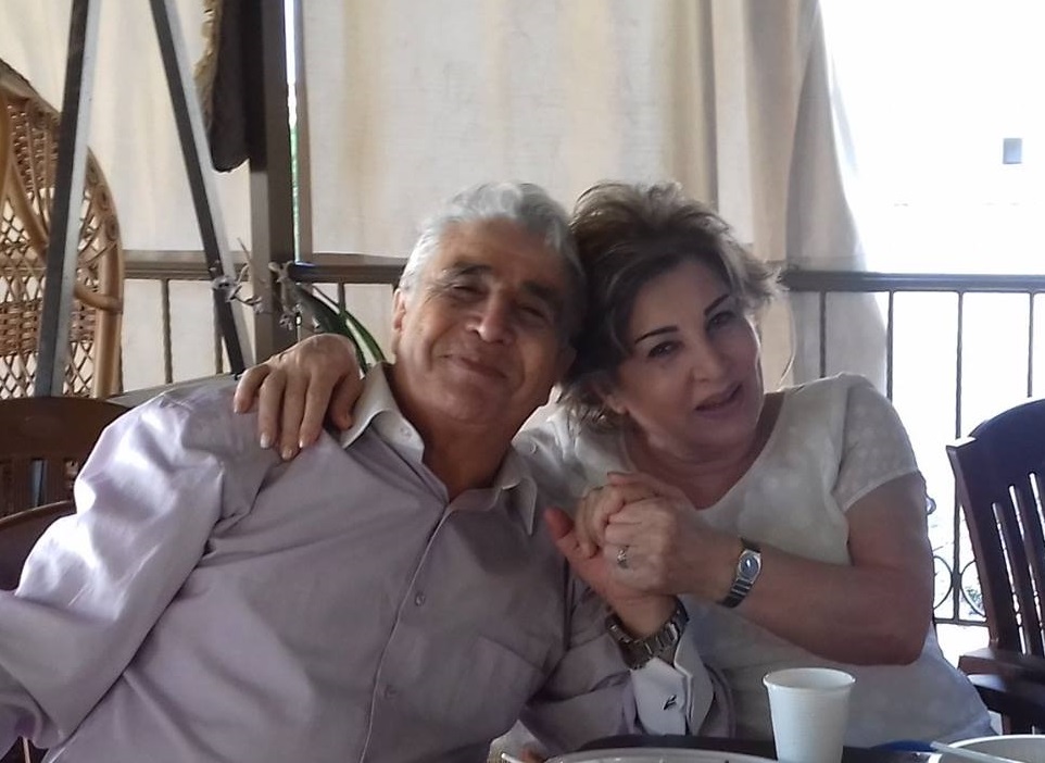 الدكتور محمد بسّام وعقيلته السيدة أميرة قشمر