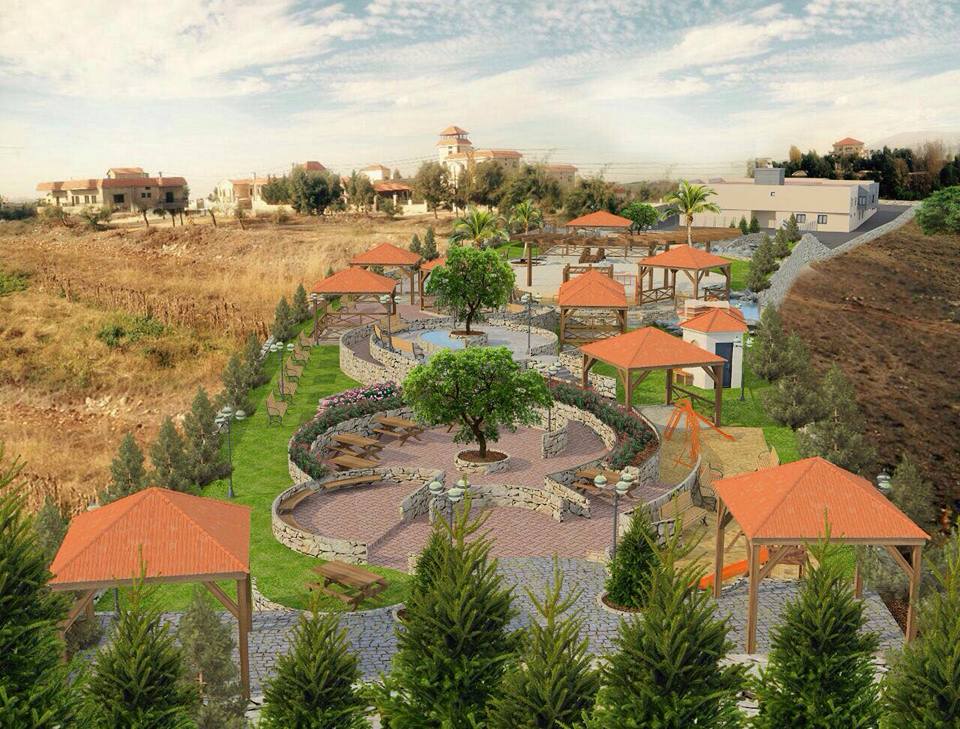 مخطط حديقة وملاعب  نادي الخيام الثقافي الاجتماعي