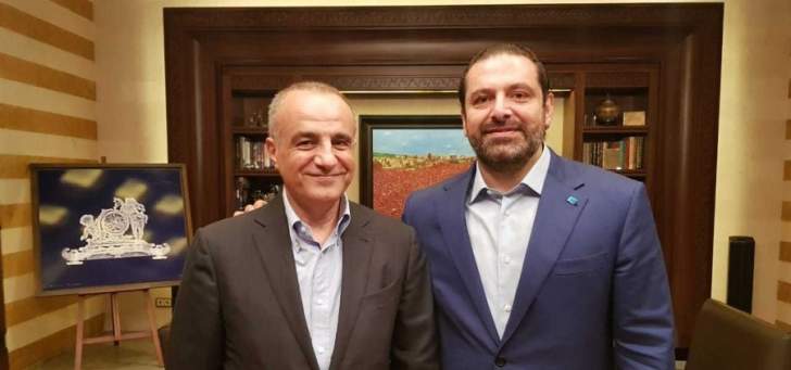 الرئيس سعد الحريري ومدير عام أوجيرو عماد كريدية