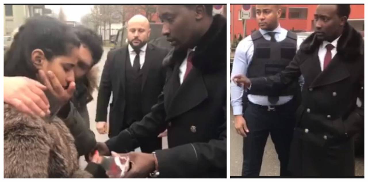 .صورتان مقتطعتان من الفيديو