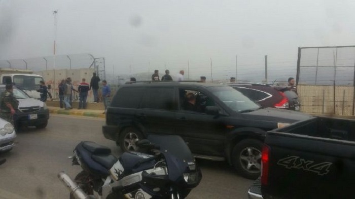 مكان اجتياز المواطن للسياج التقني الى مستعمرة المطلة