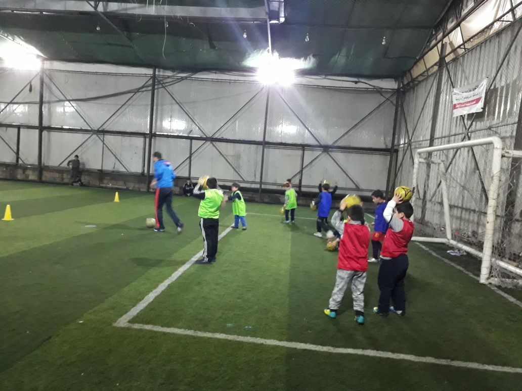 براعم الاكاديمية في ملعب ابو زينب