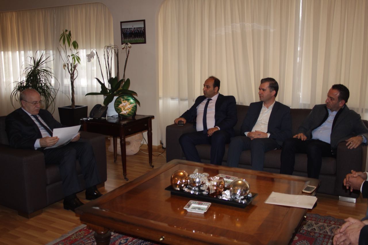 وزير الثقافة غطاس خوري مستقبلا وفدا من العرقوب