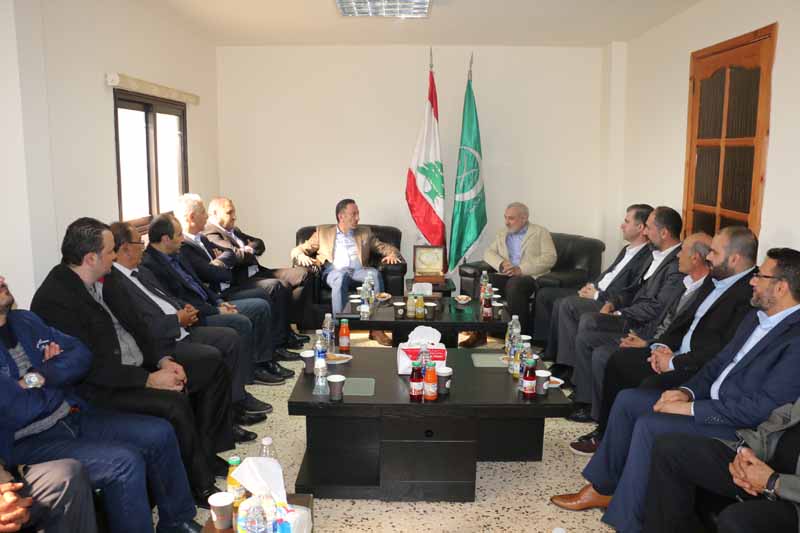 المرشح عماد الخطيب في مركز الجماعة الإسلامية