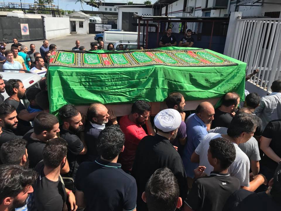 تشييع الشاب المغدور فوزي شميساني