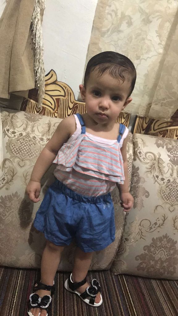 الطفلة ترف التي خنقتها خادمة إثيوبية