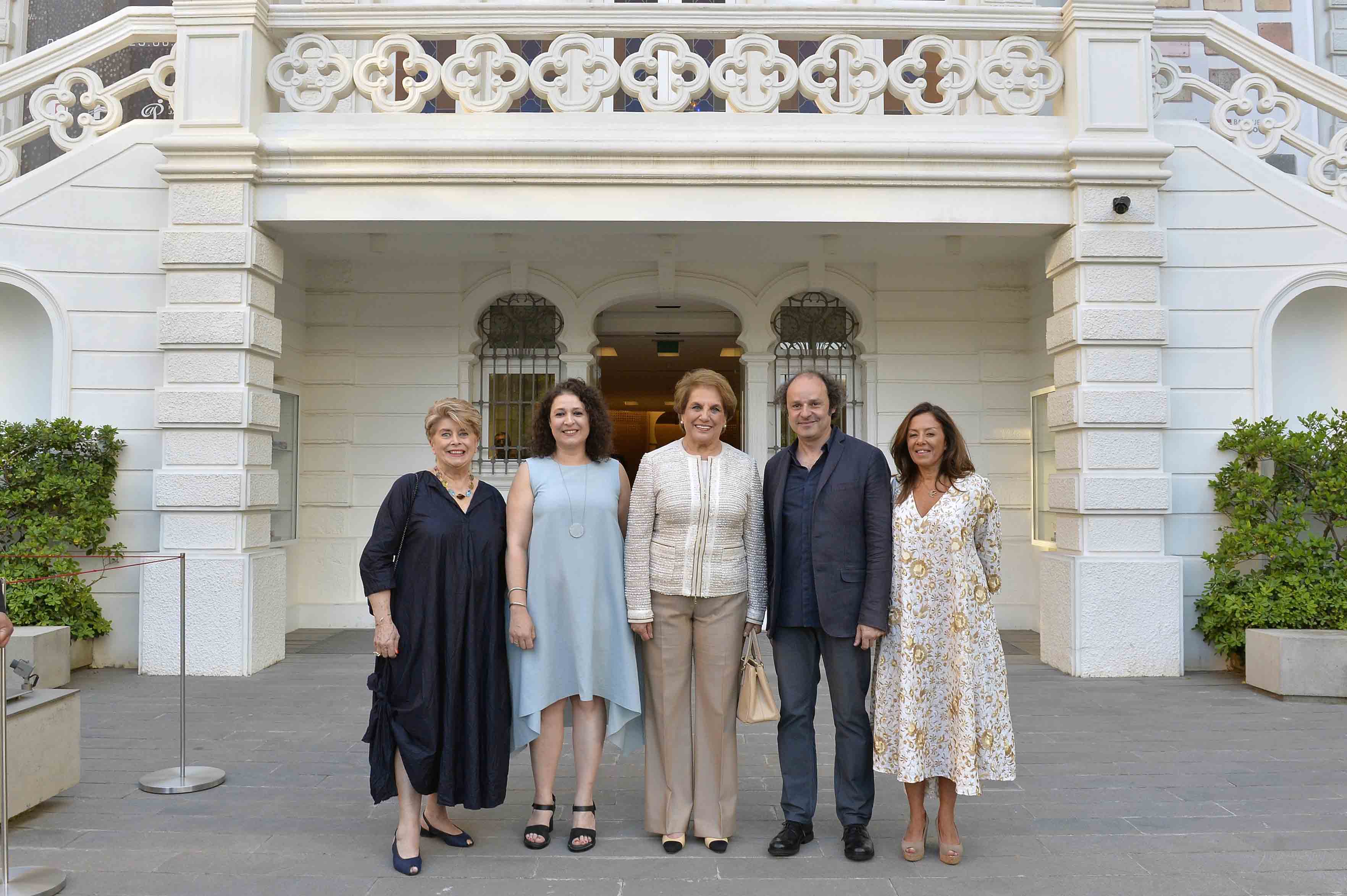 نادین صدّي زكّور، زاد ملتقى، السيدة الأولى ناديا عون، زينة عريضة ونادين مجدلاني بكداش (تصوير وائل حمزة)