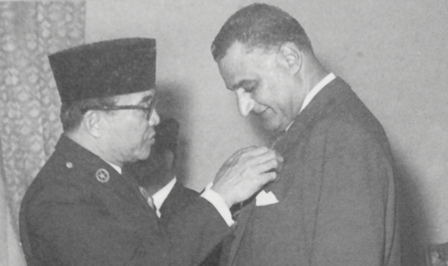 احمد سوكارنو وجمال عبد الناصر
