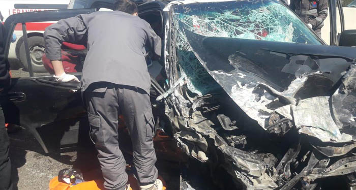 حادث السير على اوتوستراد كفررمان الجديد (طريق المئذنة)