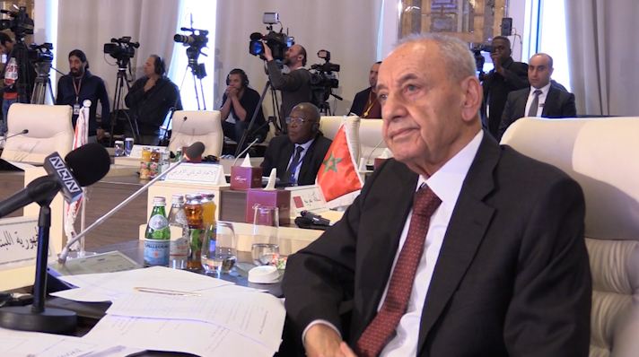 رئيس مجلس النواب نبيه بري: تصليب الموقف البرلماني العربي واعطائه بعداً قومياً واضحاَ