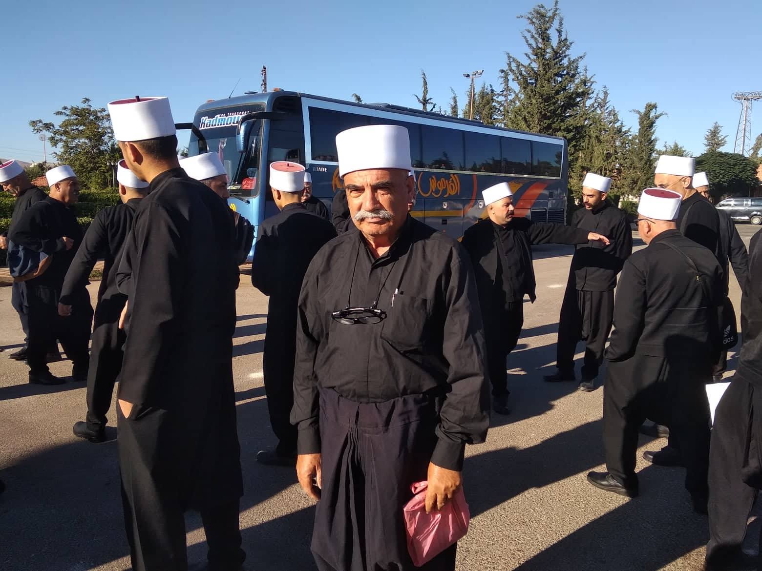 الشيخ فواز حسين واعضاء لجنة تواصل عرب 48 