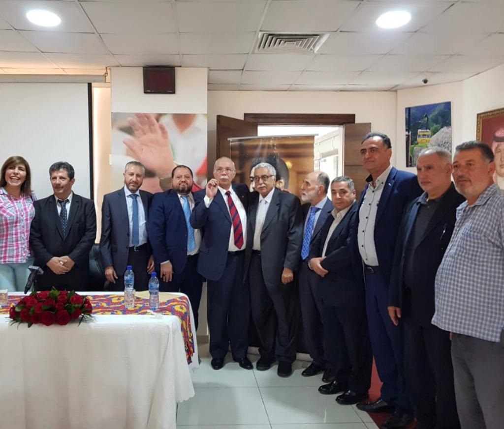 السفير الفنزويلي مع وفد الحملة الأهلية لنصرة فلسطين وقضايا الامة