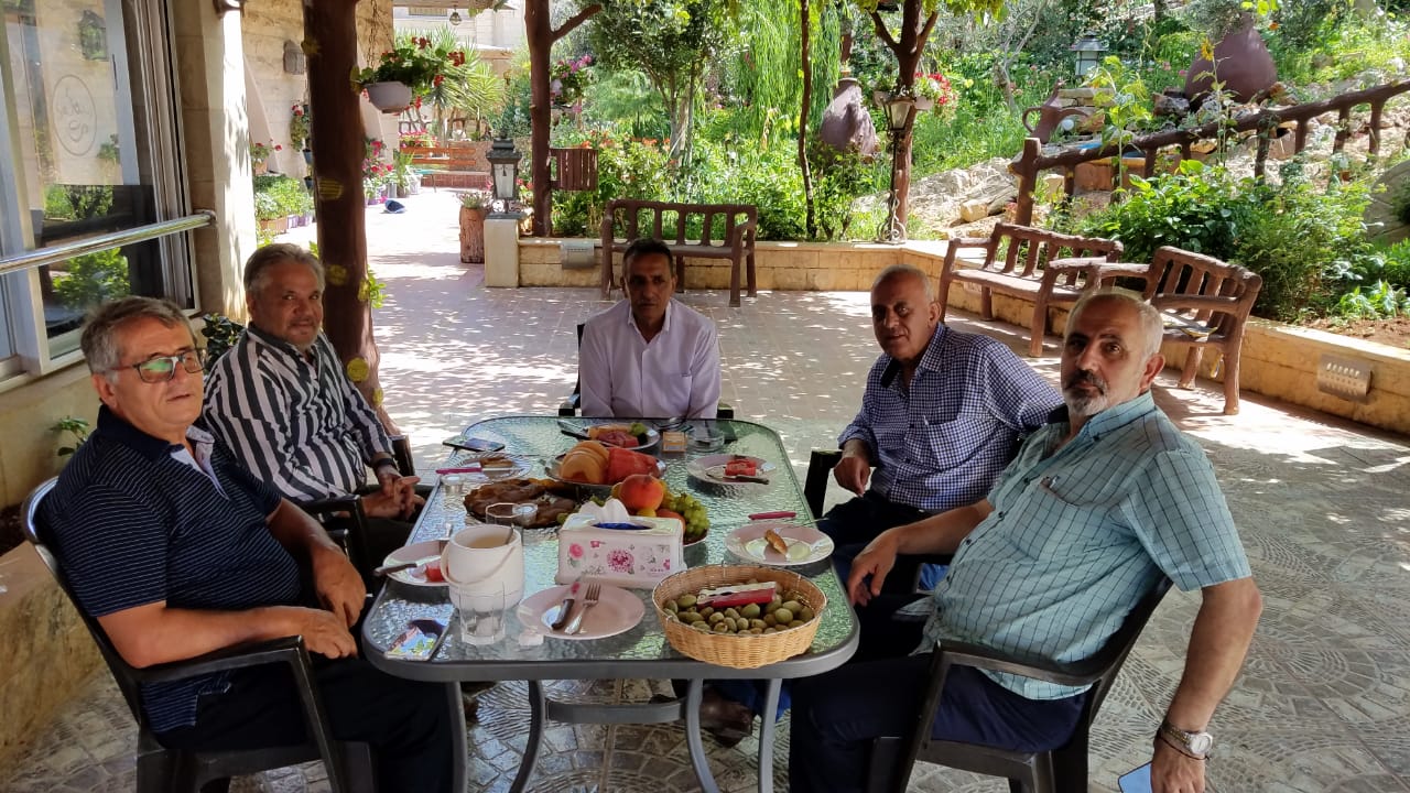 مختار مرجعيون سامي عبلا، الإعلامي فؤاد رمضان، قائمقام حاصبيا احمد الكريدي، صاحب الدعوة محمد الصفاوي والمهندس اسعد  رشيدي