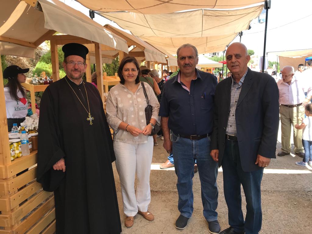 غلوريا ابو زيد كمال سيقلي الاب ادوار شحادة والزميل فوءاد رمضان