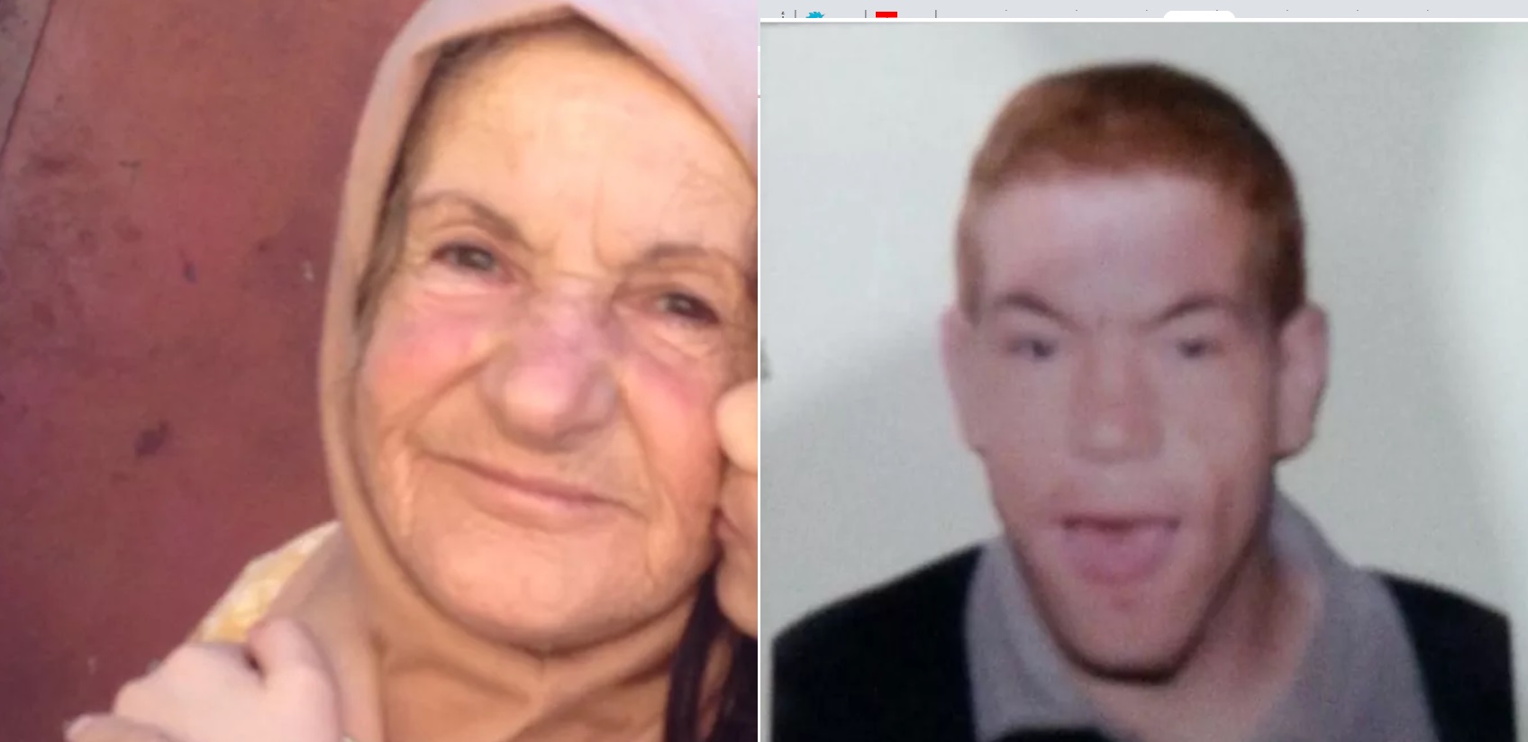 أحمد حسّان ووالدته الشهيدة الحية الحاجة رفعت عبدالله