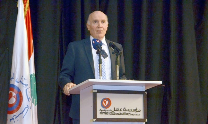 الدكتور كامل مهنا رئيس مؤسسة عامل الدولية