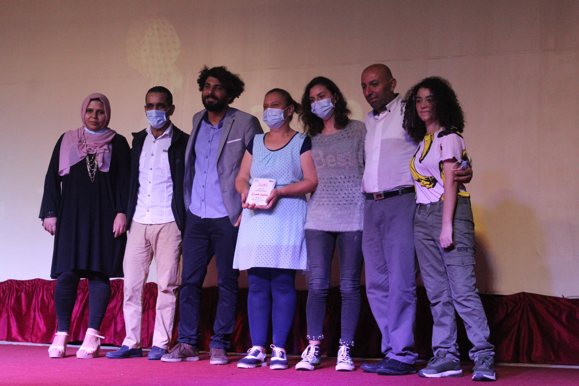 المكرمون في المهرجان 