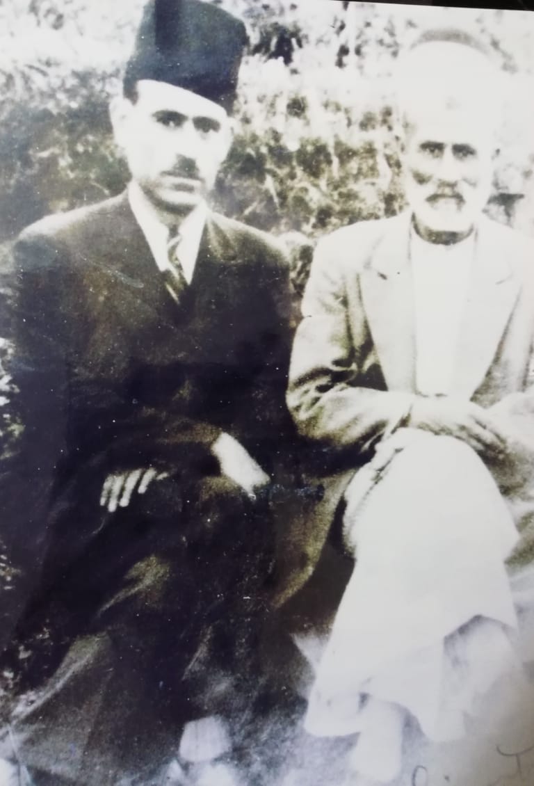 المعلم إبراهيم عواضة (أبو عبدو ) وولده عبد الحسن