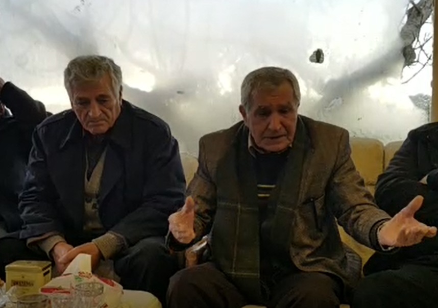 المختار عبد الأمير حميّد وعضو المجلس البلدي أبو أسعد مهيب فرحات