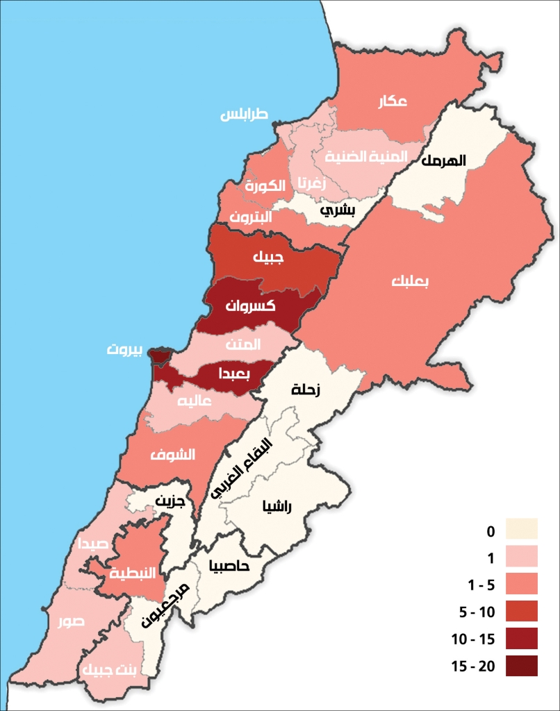 المصدر: غرفة العمليات الوطنية لادارة الكوارث