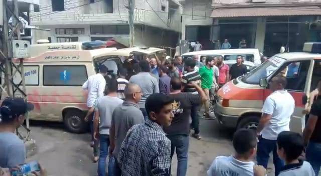 تشييع الشقيقين أحمد ومحمد عقل في برج العرب