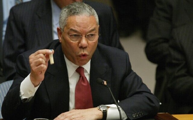 وزير الخارجية ووزير الدفاع الأميركي السابق كولن بأول.. صاحب أشهر كذبة عرفها التاريخ