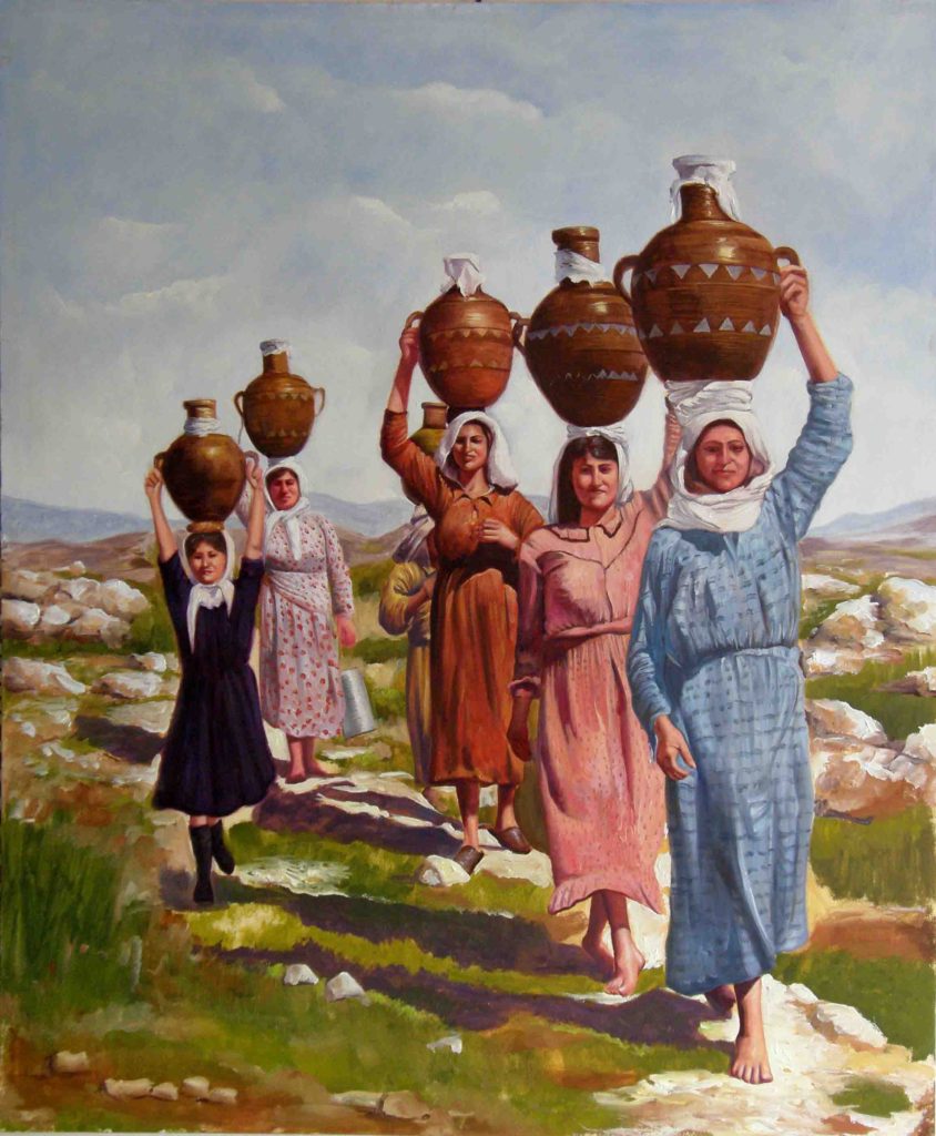 بريشة التشكيلي العراقي علي النشمي (زيتية 2008)